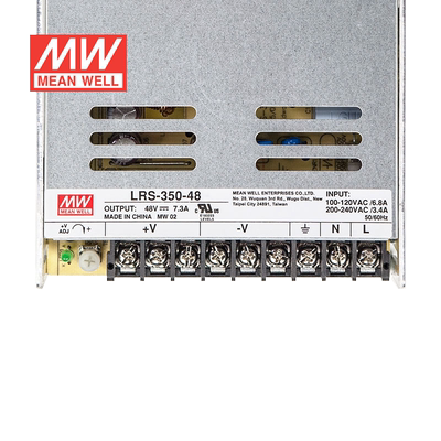 明纬48V电源350W LRS-350-48 直流开关稳压220V转48VDC台湾品牌