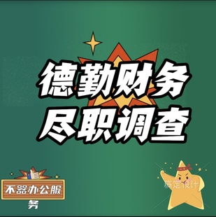 尽职调查四大德勤财务尽职调查离任审计财审风控案例实操内部培训