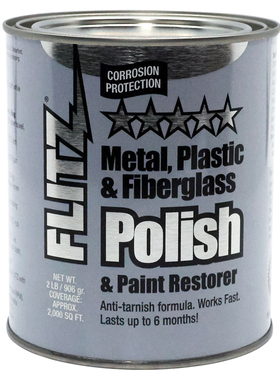 美国原装进口FLITZ游艇船汽车等金属塑料玻璃钢抛光水抛光膏