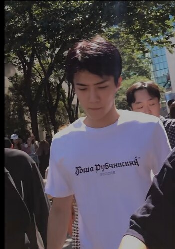 EXO sehun吴世勋爱豆同款T恤全棉韩版男女同款短袖潮学生小众火