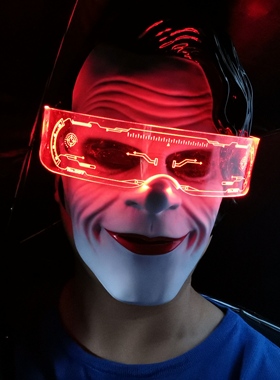 LED-七彩科幻发光眼镜