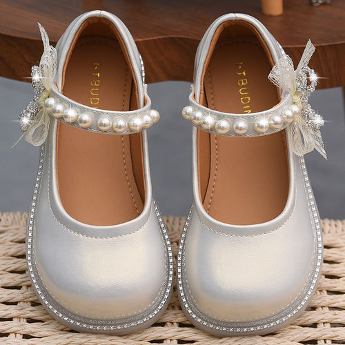 儿童小皮鞋软底女童公主鞋单鞋