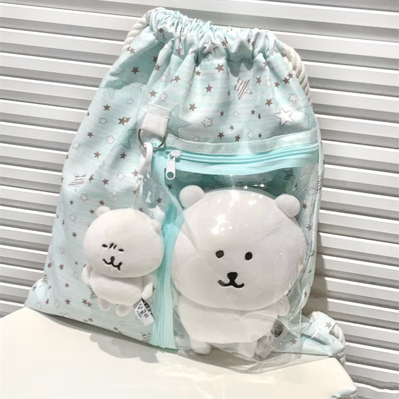 大容量学生星星抽绳后背