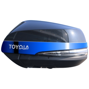 丰田汉兰达汽车用品皇冠陆放改装专用实用后视镜防撞条车身防刮贴