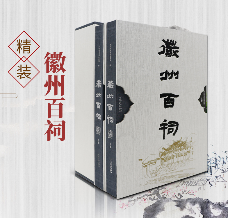 正版《徽州百祠》套装全2册 黄山市文化和旅游局编 徽派建筑古祠堂文化画册 宗祠排放民居欣赏 徽派文化书籍 安徽美术出版社