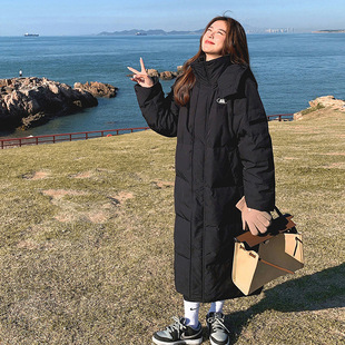 冬装羽绒服女长款过膝男女加厚2024新款情侣宽松艺考生中戏爆外套