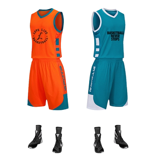篮球服男套装球衣定制速干透气儿童运动背心球服团购训练比赛队服
