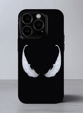 漫威毒液蜘蛛侠创意搞怪新款菲林手机壳亮面适用苹果16prom红米k70华为MATE60硬壳VIVOX200苹果15OPPOFINDX8P