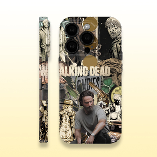 高分美剧行尸走肉手机壳小众瑞克尼根潮菲林亮面硬壳适用苹果15红米k70荣耀90华为MATE60PRO防摔IQOONEO8软壳