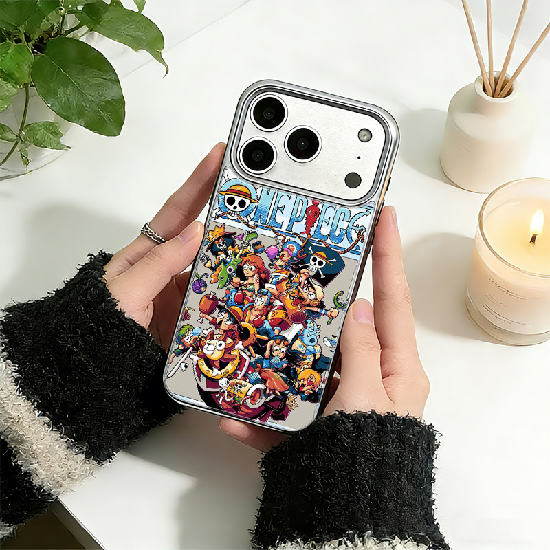 新世界海贼王路飞适用苹果17promax手机壳iPhone16简约15promax小米17pro防摔大孔华为mate70pro+软壳爆款