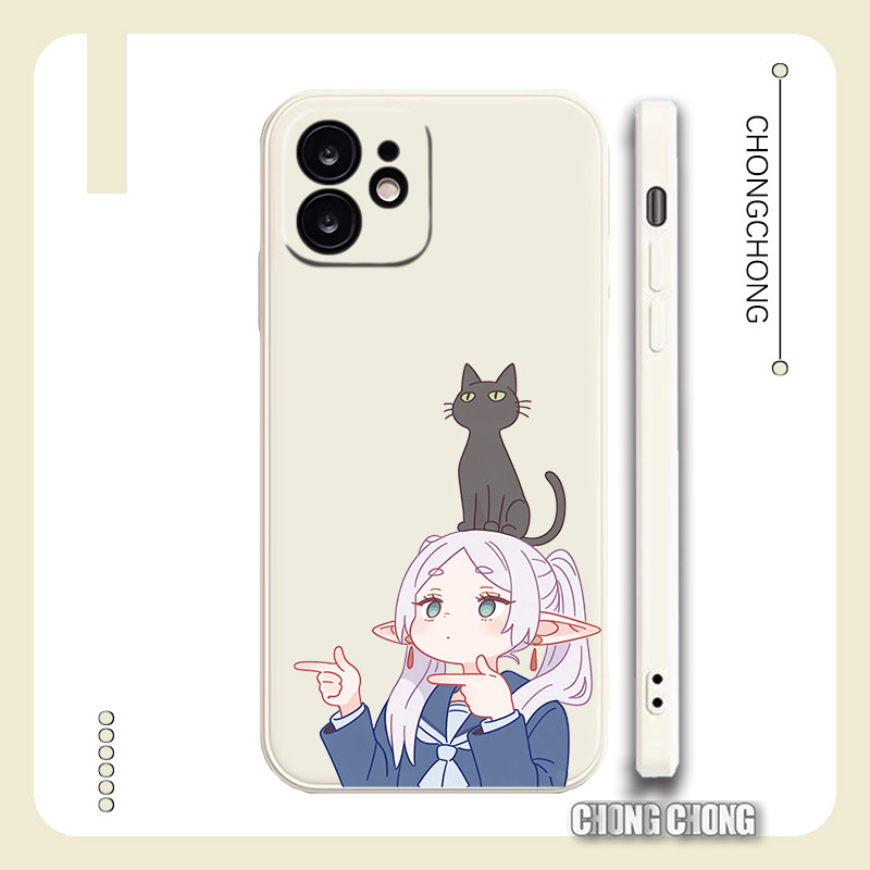 可爱老婆葬送的芙莉莲双指透明硅胶软壳防摔手机壳适用苹果17promax保护壳iPhone16pro小米17荣耀gtvivox300P