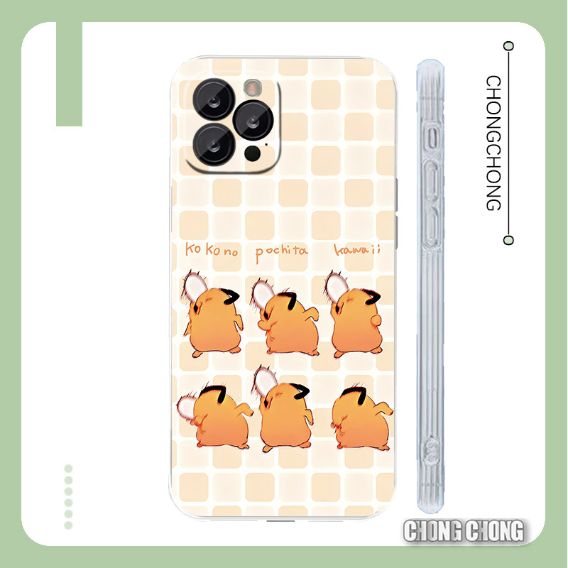 电锯人动漫可爱波奇塔透明硅胶软壳防摔手机壳适用苹果17promax保护壳iPhone16pro小米17荣耀gtvivox300x9pro