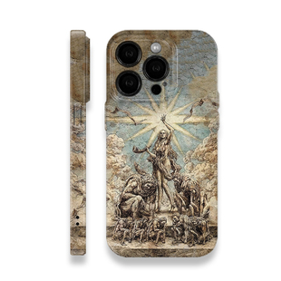 欧美油画艺术高级感九大巨人手机壳适用苹果16华为vivo红米iQOOz9苹果16promax荣耀华为vivo红米oppo