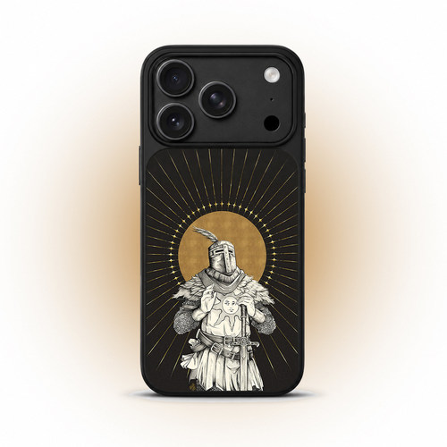 复古赞美太阳骑士欧美手机壳适用苹果17promax一加vivo红米OPPOiPhone16pro大孔保护套暗黑个性