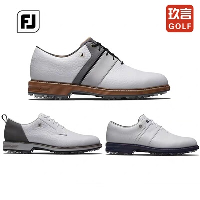 26新款Footjoy高尔夫球鞋男士时尚Premiere有钉款FJ舒适运动鞋