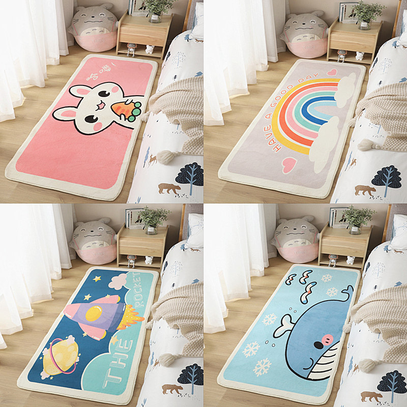 可爱卡通卧室床边毯加厚仿羊绒儿童房地毯玩耍隔音保暖地垫飘窗垫,居家布艺,地毯,淘宝优惠券,粉丝福利购,淘宝优惠卷