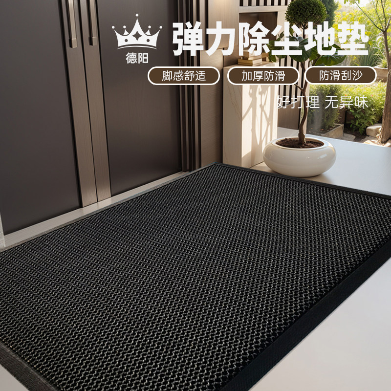 家用入户门除尘脚垫户外进门别墅高级玄关地毯弹力网加厚耐磨防滑