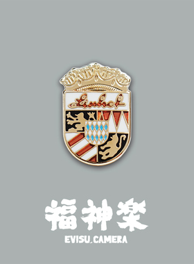 【福神楽】林哈夫Linhof 大画幅相机徽章 胸针