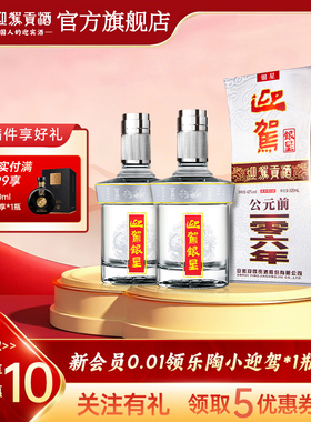 【官方旗舰】迎驾贡酒迎驾银星42度520ml*2瓶浓香型宴请国产白酒