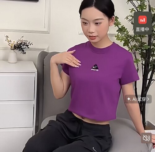 晶晶正品代购耐克女款休闲短袖6085