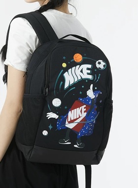 耐克儿童背包旅行运动包小学生书包印花双肩包FN1359-010