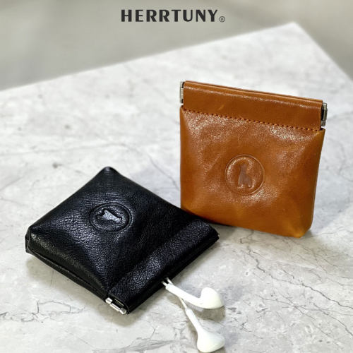 herrtuny植鞣牛皮欧美简约收纳包