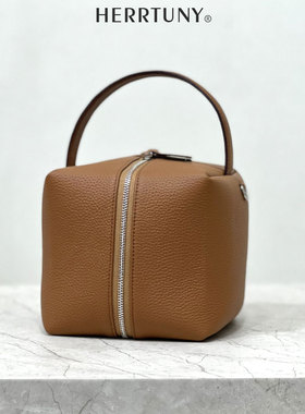 2022年春季新款女头层牛皮斜挎包真皮手提包时尚百搭吐司包小方包