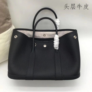 大包2025新款婚包托特包女togo质感大容量h家花园包真皮内胆女包