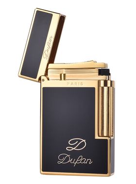 法国都梵男士充气朗声打火机钢音侧滑高端DUFAN品牌刻字定制