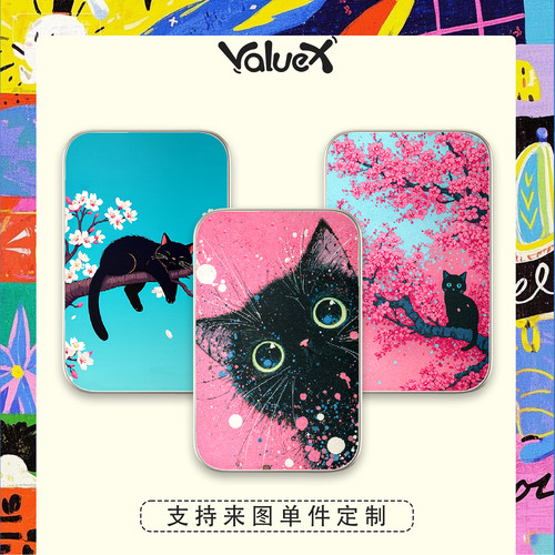ValueX超薄可定制苹果16p磁吸充电宝2次元动物猫咪3C认证iphone17