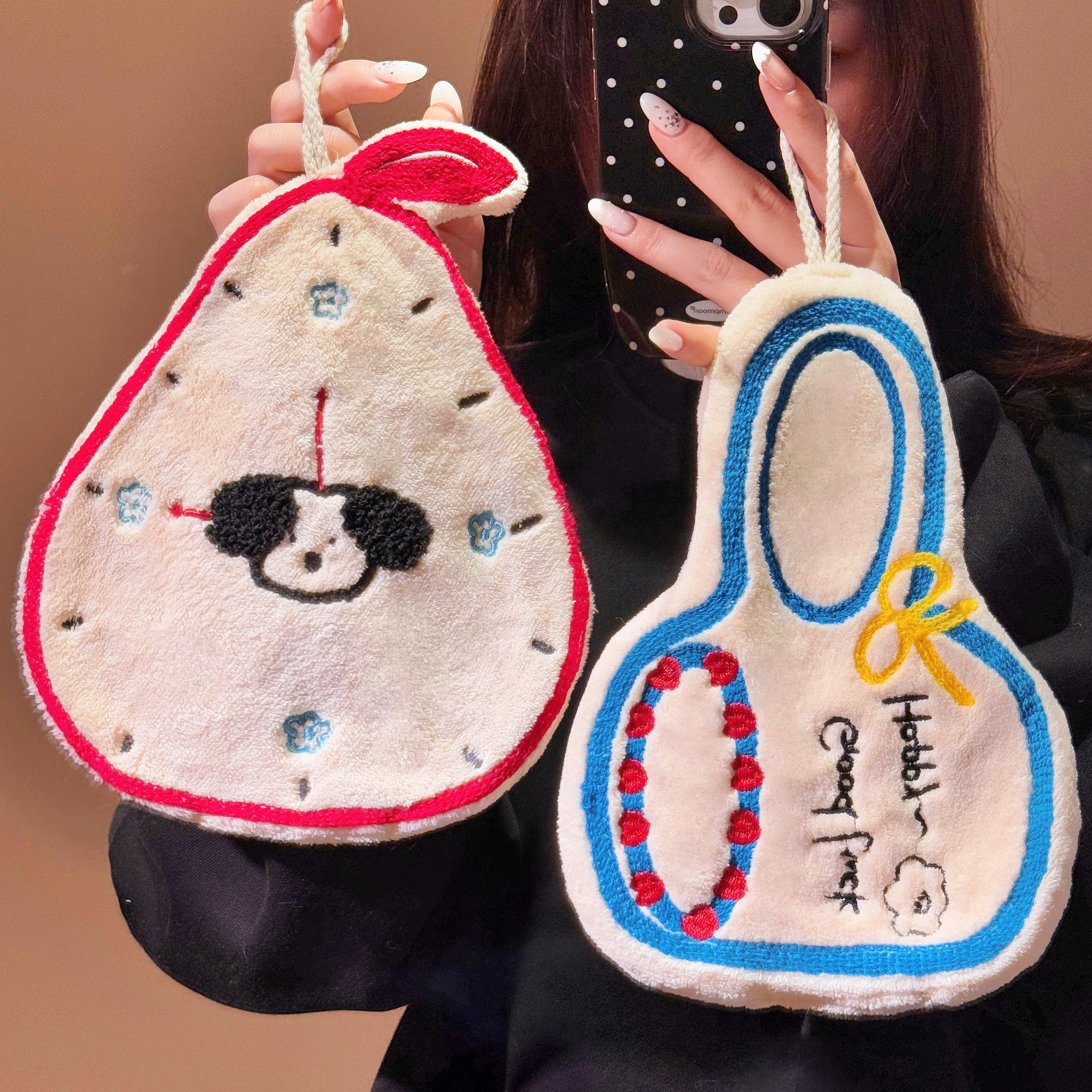 可爱卡通厨房擦手巾挂式吸水速干加厚珊瑚绒毛巾手帕家用厨房抹布,家庭/个人清洁工具,厨房擦手巾,淘宝优惠券,粉丝福利购,淘宝优惠卷