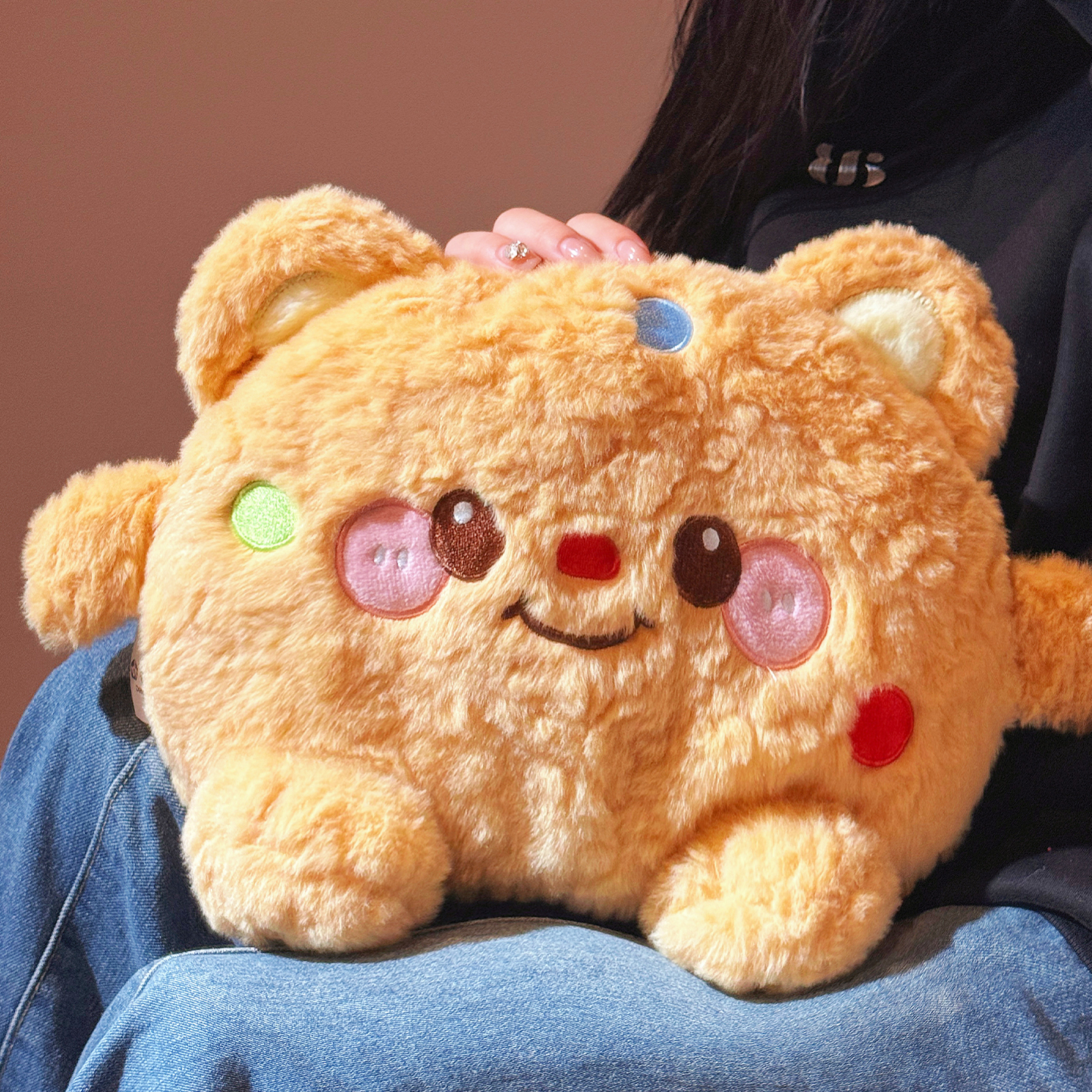 可爱黄油小熊热水袋防爆暖手宝冬