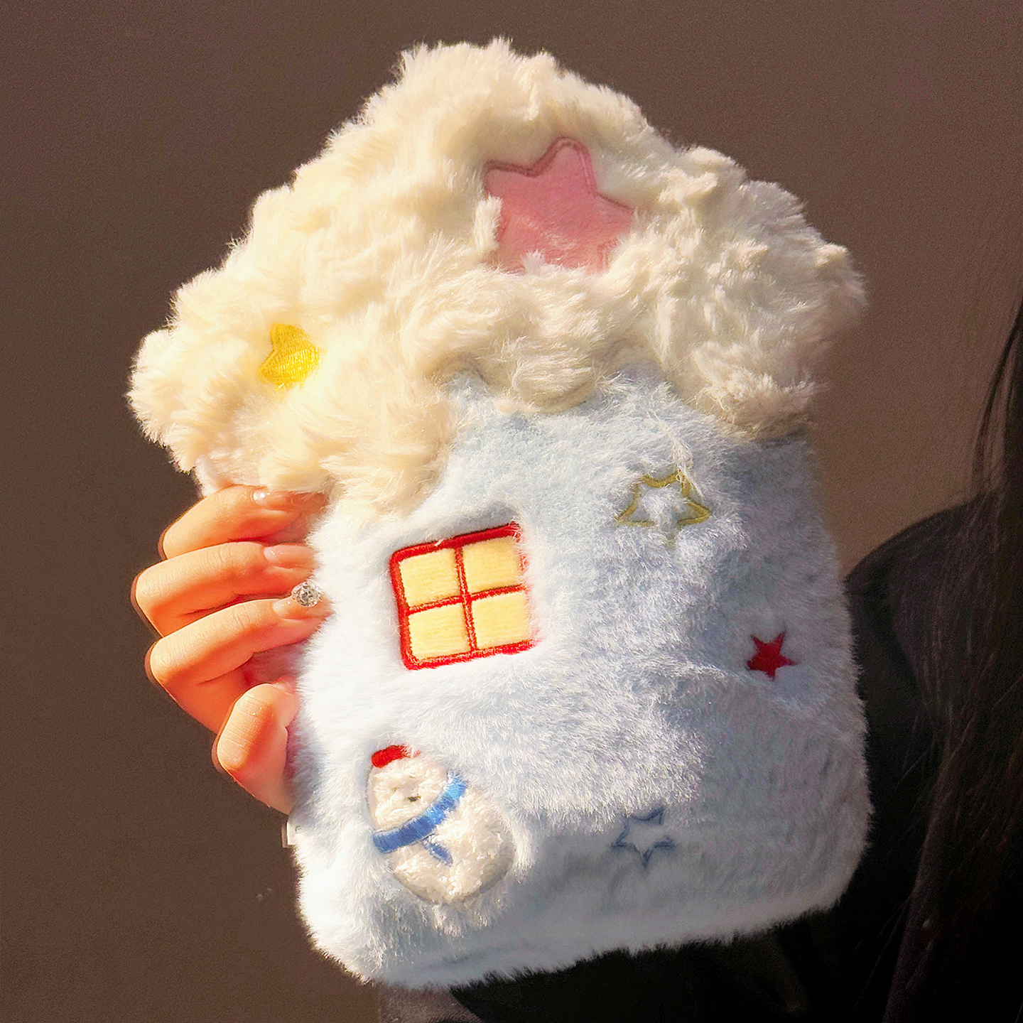 可爱热水袋女生热敷肚子冬天保暖