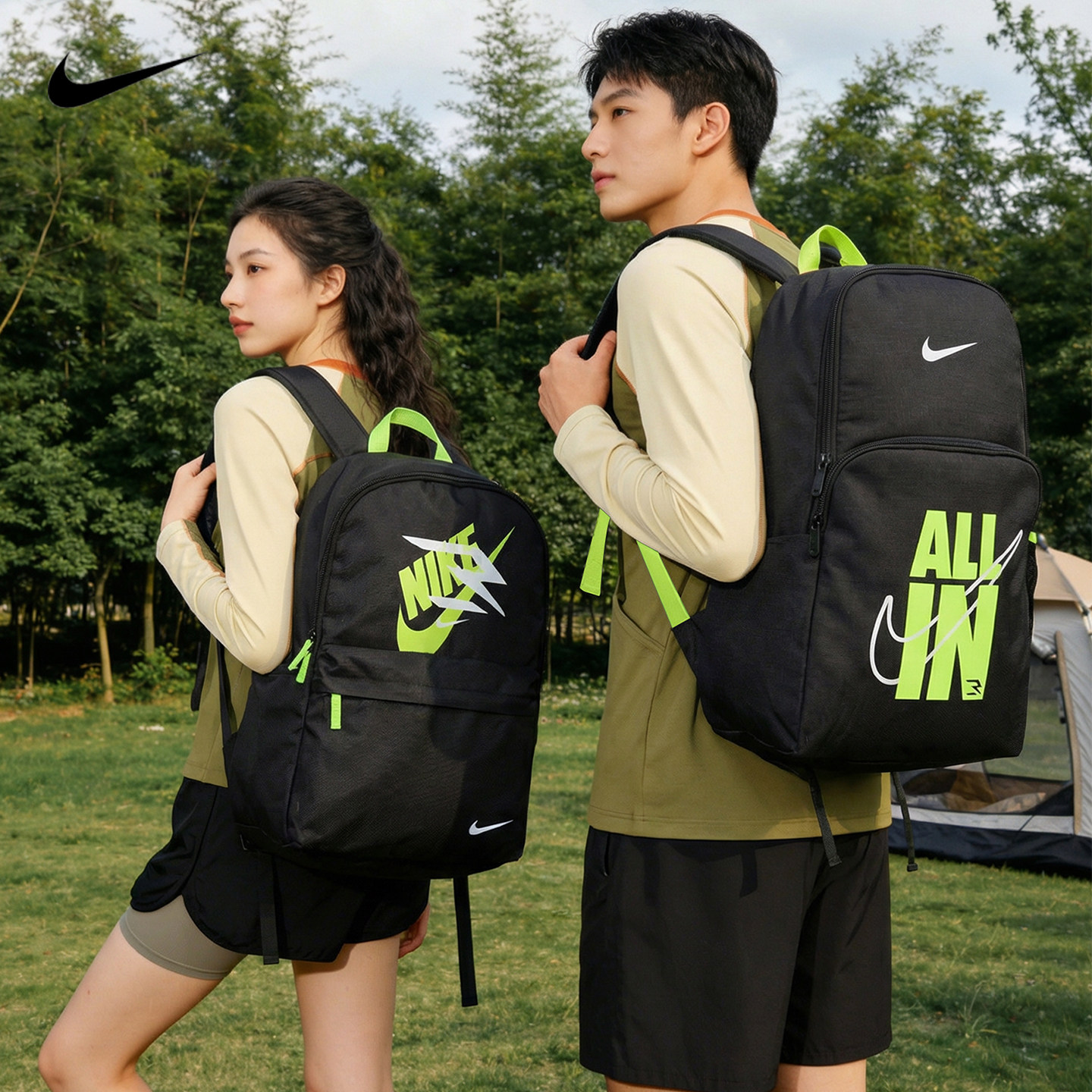 Nike耐克双肩包2026新款女背包乔丹大容量男生初高中成人书包