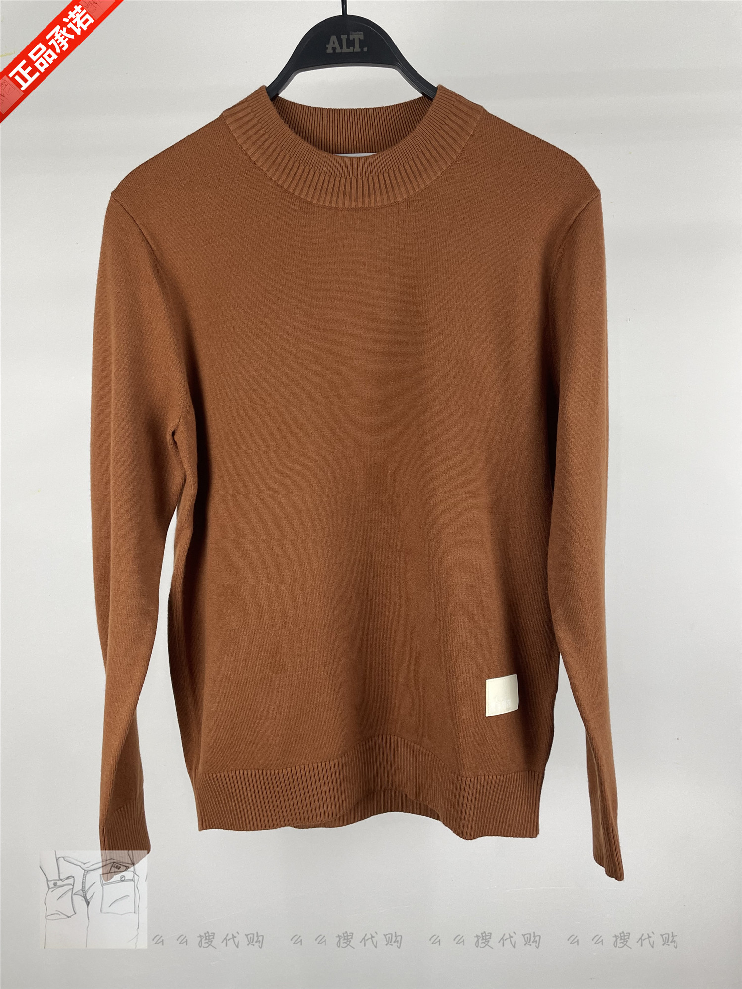 alt阿恩蓝拓2022冬季合体套头针织衫by21041348原299专柜正品