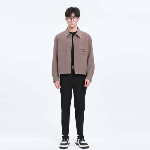 ALT阿恩蓝拓秋翻领夹克外套正品