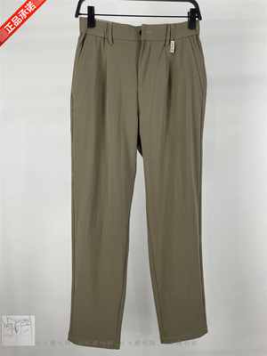 ALT阿恩蓝拓2022秋季合体窄脚休闲裤BY20720036原299 专柜正品