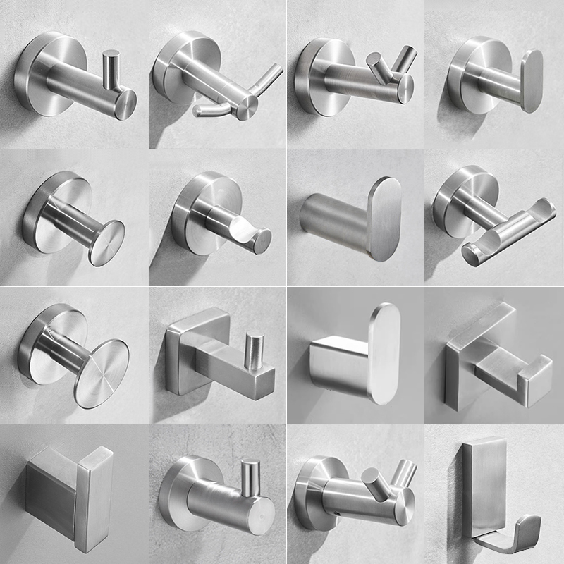 304不锈钢拉丝挂衣钩单个衣钩