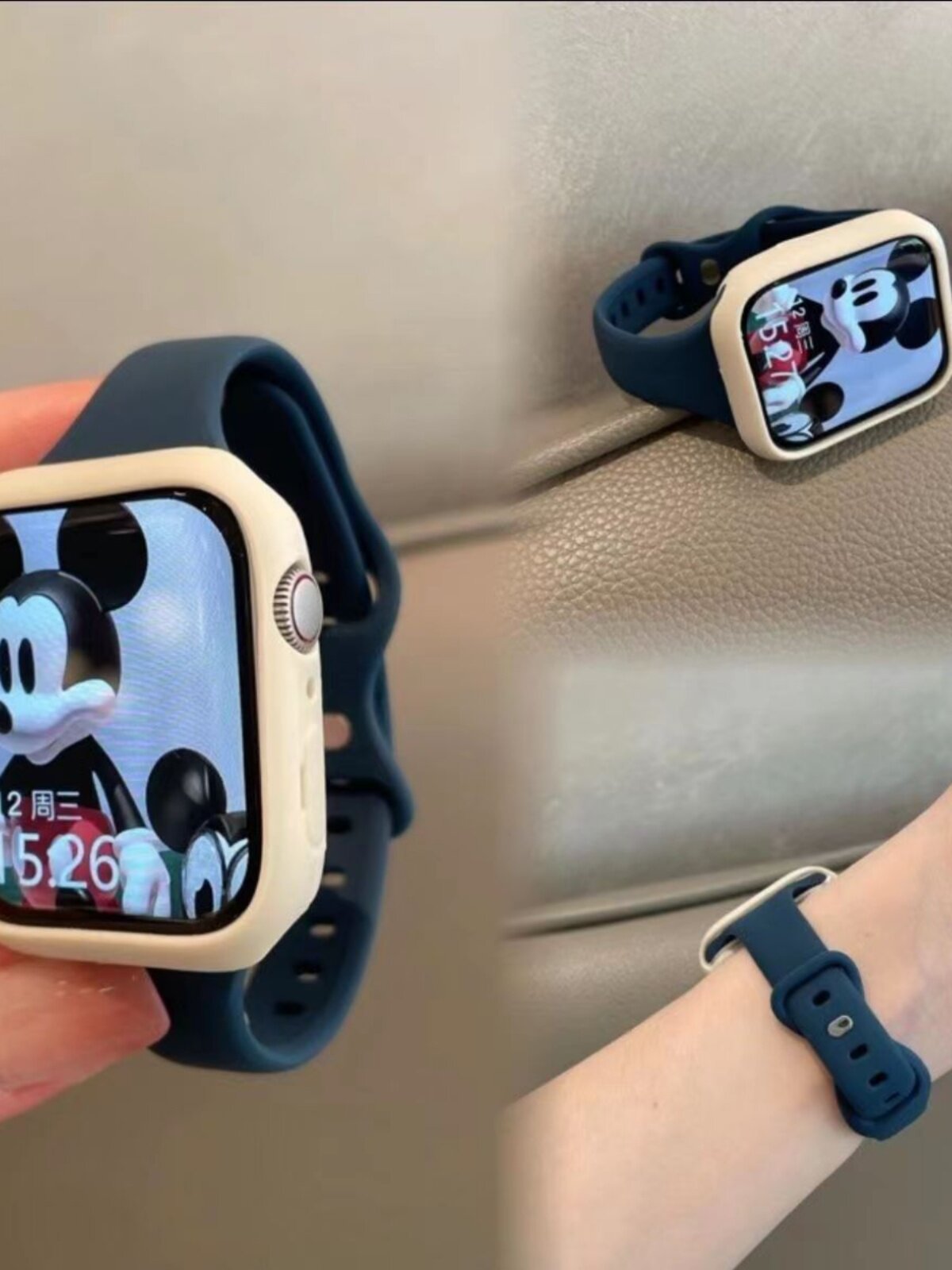 SUITABLE FOR APPLE WATCH IWATCH STRAP SE NICHE CUTE BUTTERFLY BUCKLE SMALL WAIST SILICONE S8ULTRA STRAP