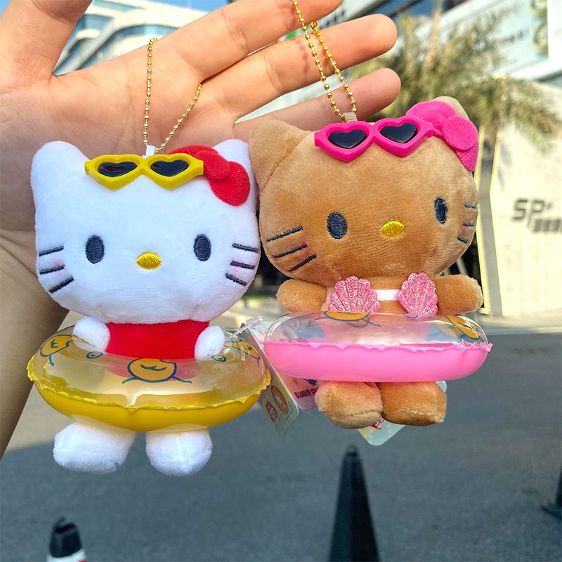 夏威夷黑皮hellokitty包包挂件