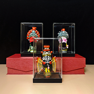 三国京剧人物摆件刘关张国粹家居装饰品中国特色纪念品出国送老外