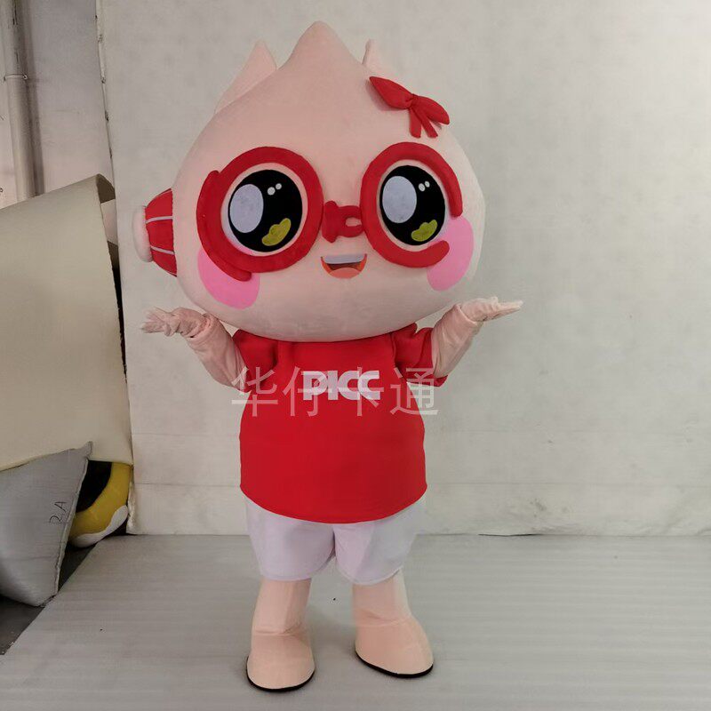 人保吉祥物定制卡通人偶服装保险公司成人穿毛绒宣传表演服玩偶服