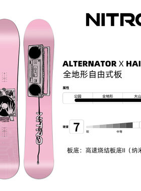 2526款NITRO单板滑雪板Alternator X Hailey