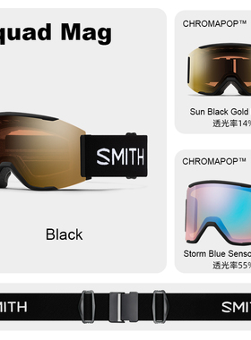 2526款smith雪镜滑雪眼镜4D MAG/Squad MAG磁吸防风护目镜