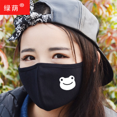 城市猎人同款纯棉立体纯黑色带鼻夹可塑鼻型出行必备夏季口罩薄款