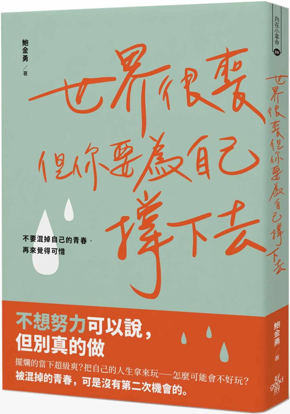 预售 鲍金勇世界很丧,但你要为自己撑下去:不要混掉自己的青春,再来