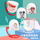 迪士尼儿童洗漱杯家用男宝女宝米奇卡通刷牙杯可倒置翻转小孩水杯