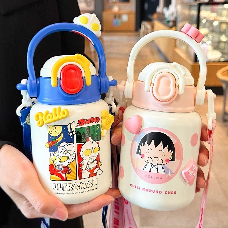 迪士尼儿童保温杯316不锈钢便携吸管水壶女生上学专用学生大肚杯,婴童用品,儿童水杯,淘宝优惠券,粉丝福利购,淘宝优惠卷