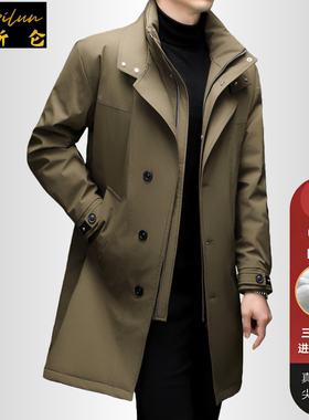 高端95鹅绒一件三穿男士羽绒服