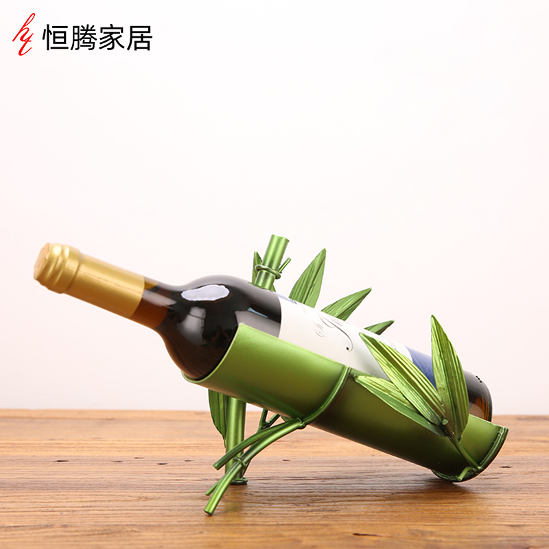 欧式仿真动物红酒架摆件创意居家酒柜装饰摆设植物葡萄酒酒瓶酒架